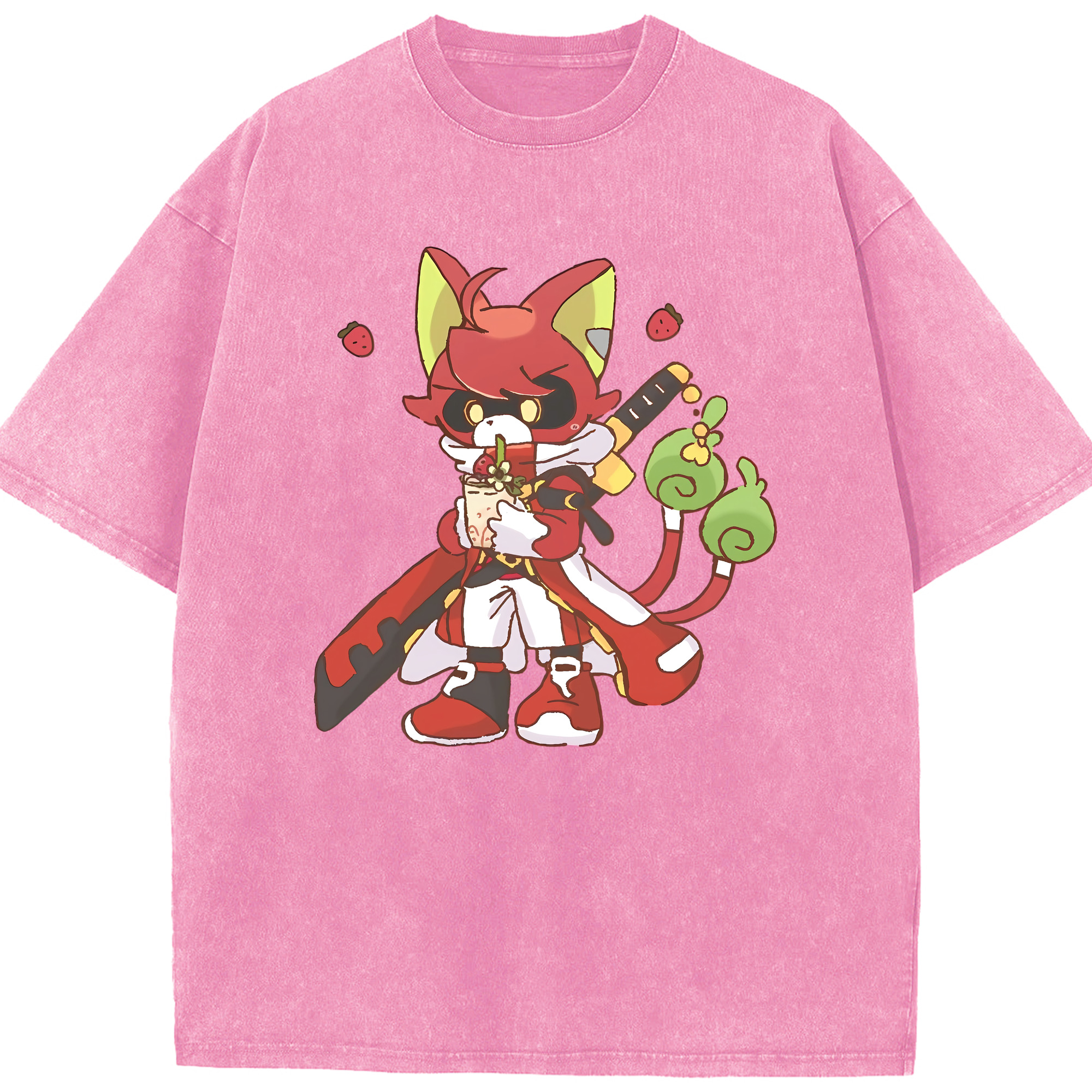 （画像用） 妖怪ウォッチ Yo-kai Watch 綿100% ヴィンテージ風 半袖Tシャツ（フロントプリント）